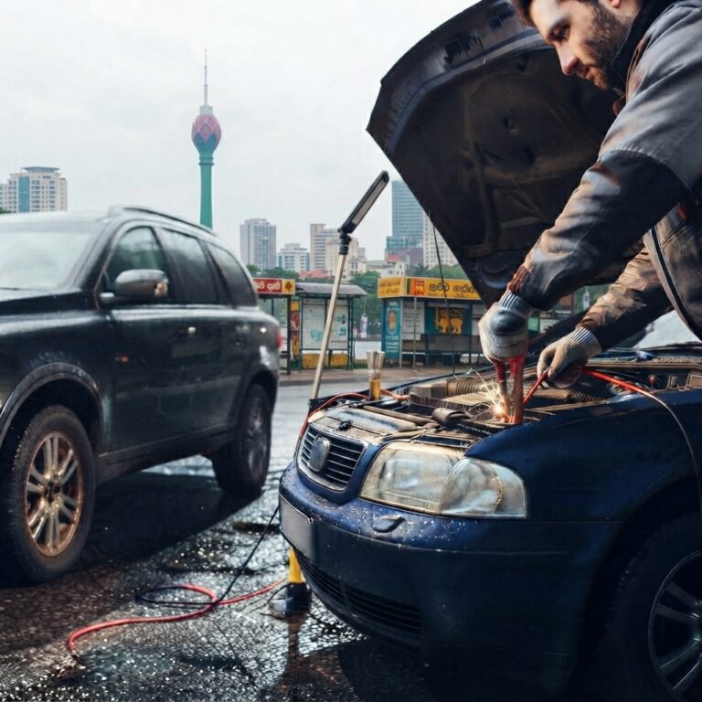 Car battery jump start service in Colombo – Jampare